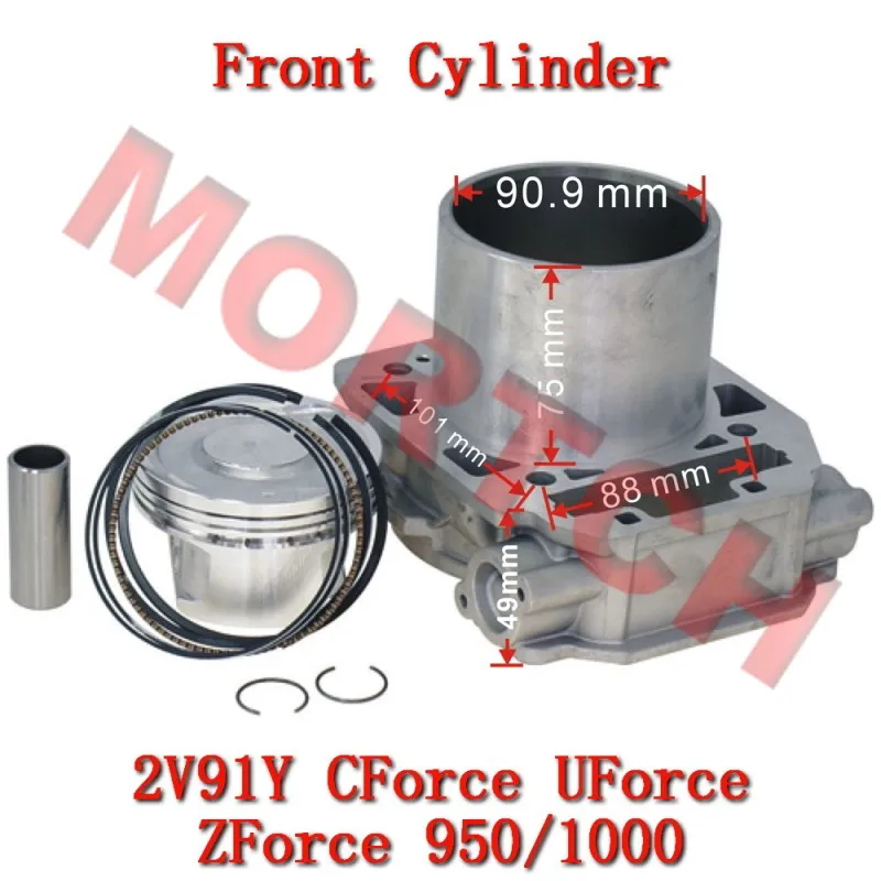 

Front Cylinder Assy 0800-040005 0800-040002 0800-0400A0 0JY0-040001 0JY0-023100 For CFMoto CForce UForce ZForce CF1000