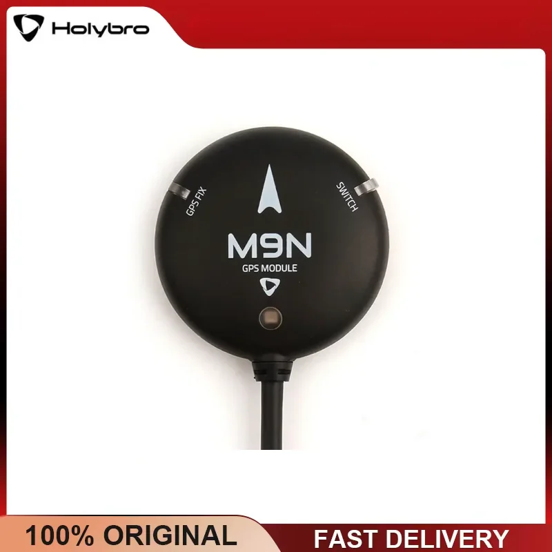 Holybro Novo módulo GPS M9N com indicador LED de bússola para controlador de vôo Pix32 Pixhawk 4