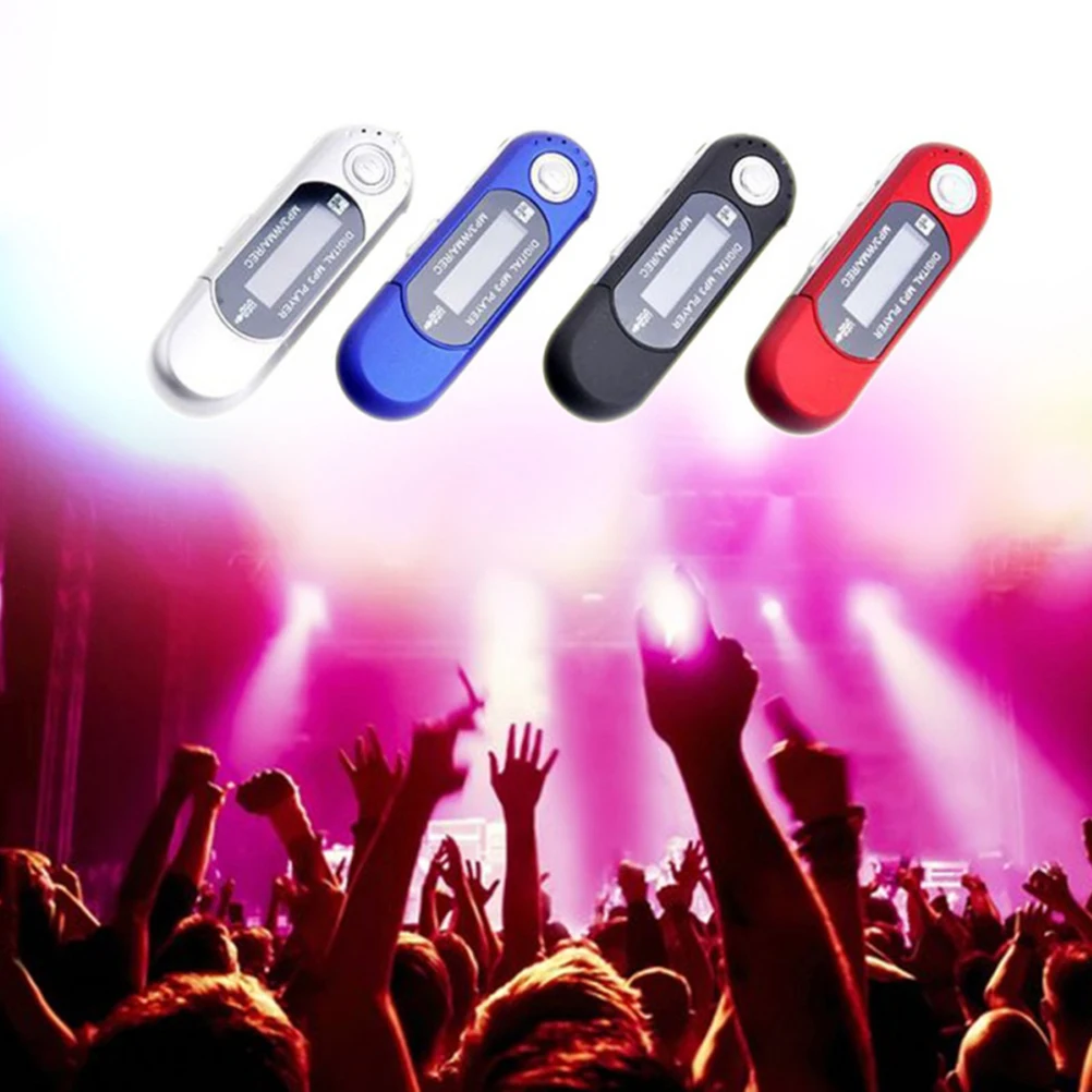 

Remote MP3 Player Lightweight Compact Digital Recorder Sporty Music Players Easy Operation Built-in