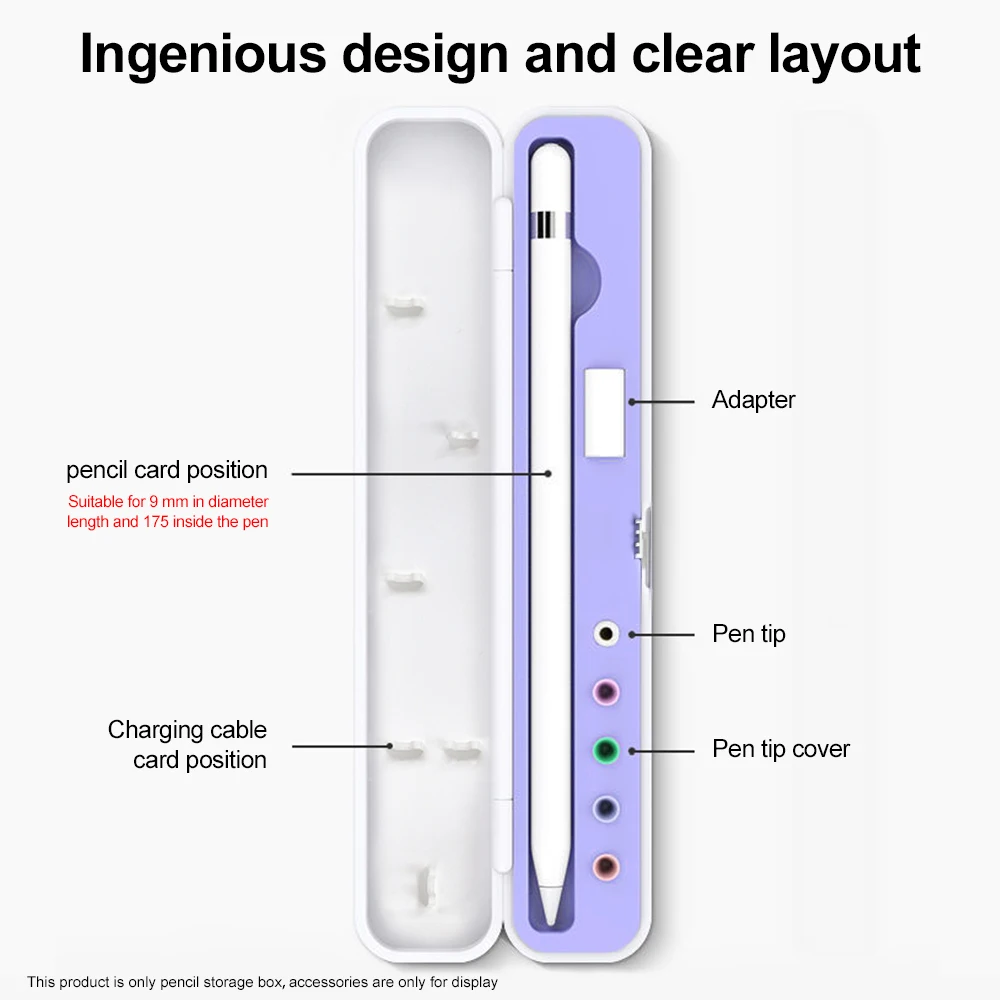 Universal Case Protective Storage For Apple Pencil 1/2 Generation, Durable Anti-Loss Tablet Accessory, Compatible With iPad