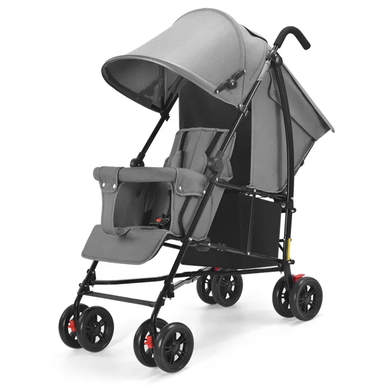 Wholesale Twin Baby Strollers Two Seats Can Sit or Lie Down Front Rear Seats of Stroller Lightweight Foldable Suitable