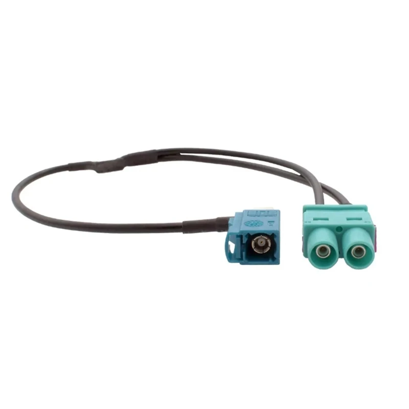 Y-เสาอากาศอะแดปเตอร์วิทยุ2 FAKRA หัวชาย1 FAKRA หญิงหัวเชื่อมต่อวิทยุตัวปรับเสาอากาศสำหรับ vw/