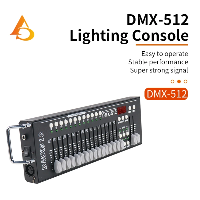 disco dj dmx controller console controladores de luz de palco para dmx luz beam wash iluminacao 51216 01