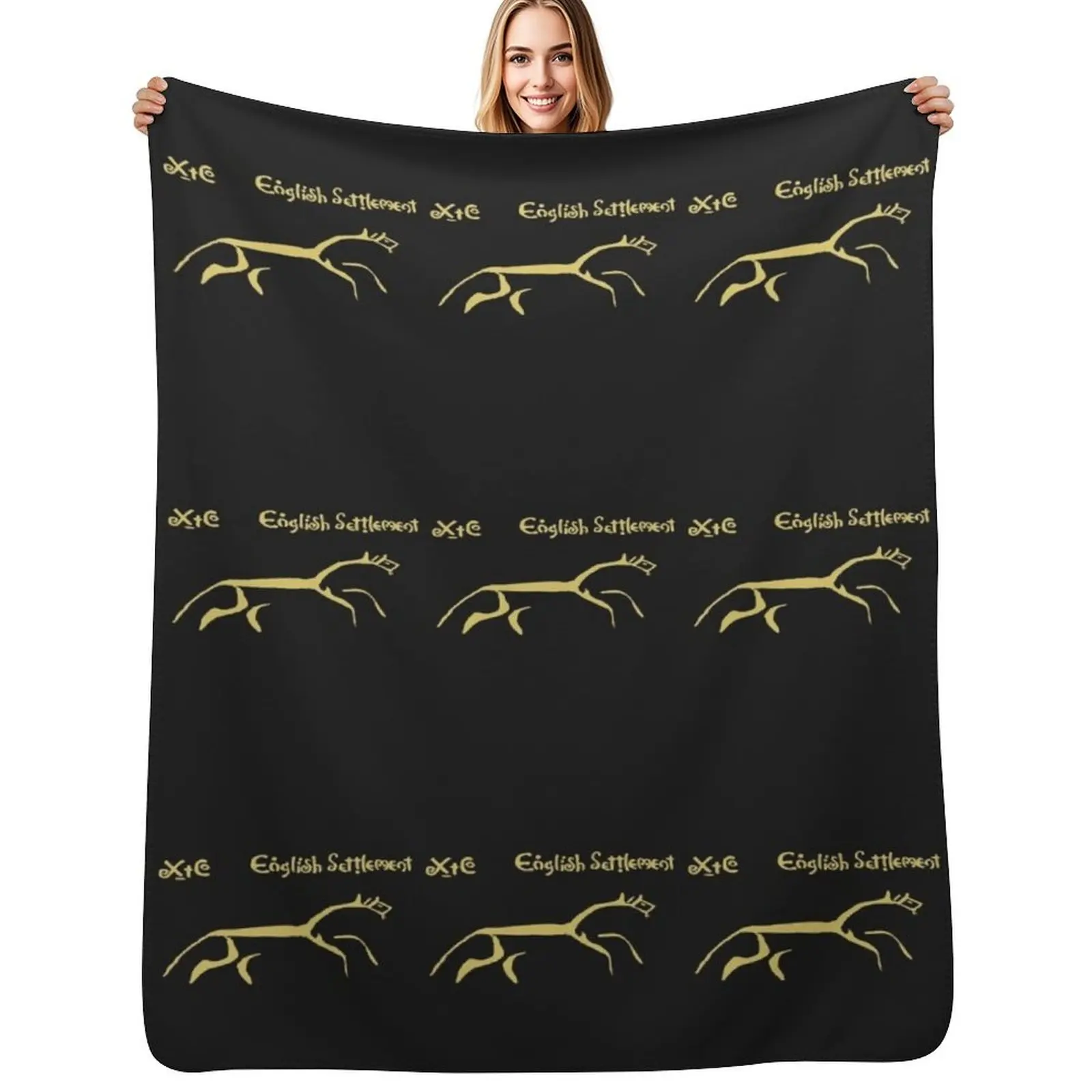 

Mans XTC English Settlement Music Band Funny Throw Blanket Warm Throw Blanket Gift for Anniversary