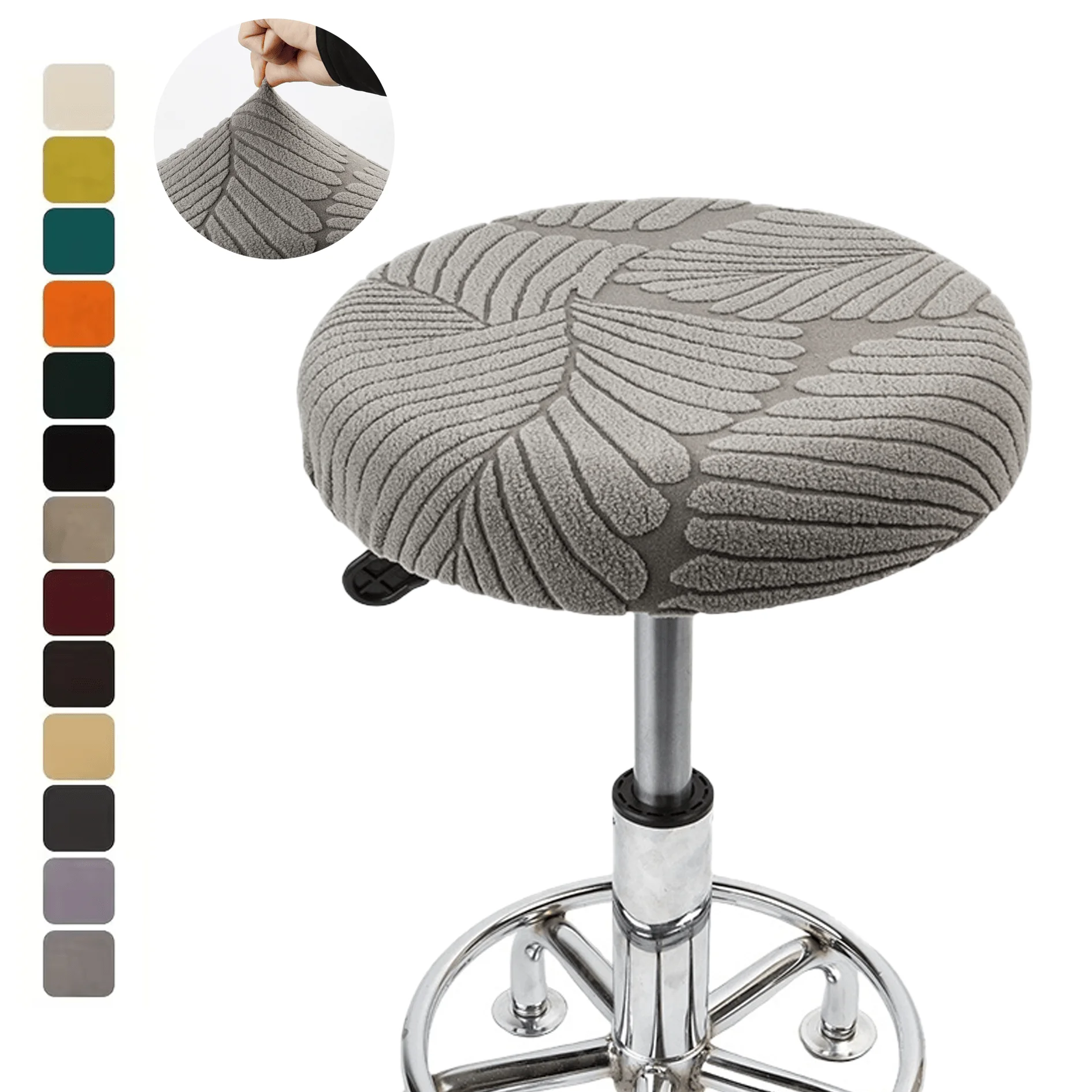 1PC Stool Cover - Removable and Washable Chair Protector,Suitable for Weddings, Parties, Bars, Hotels, Usable in All Seasons