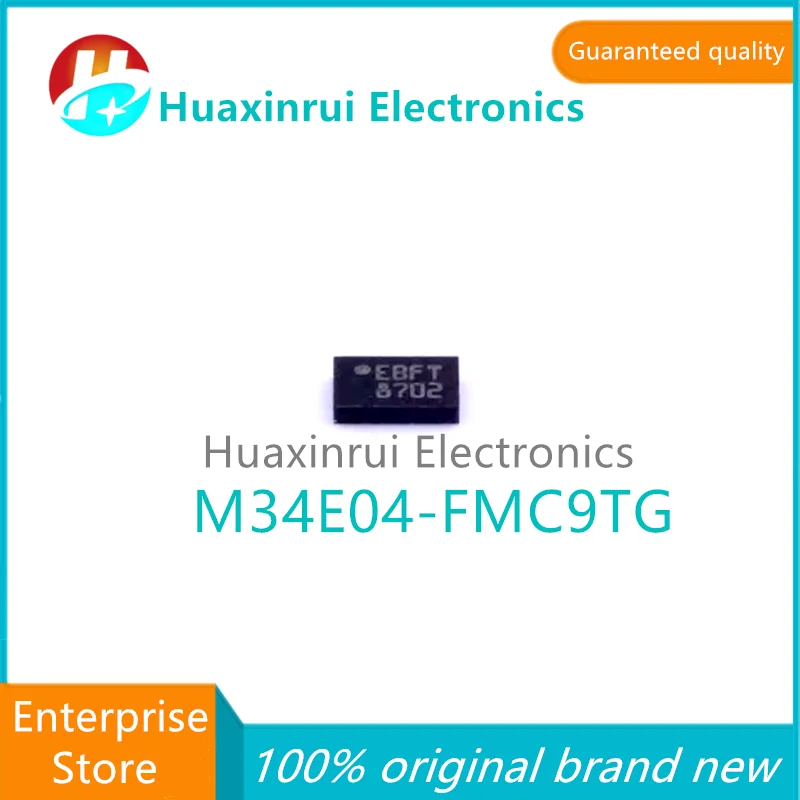 M34E04-FMC9TG UFDFPN-8 100% original brand new screen printed EBFT 4Kbit EEPROM memory chip M34E04-FMC9TG