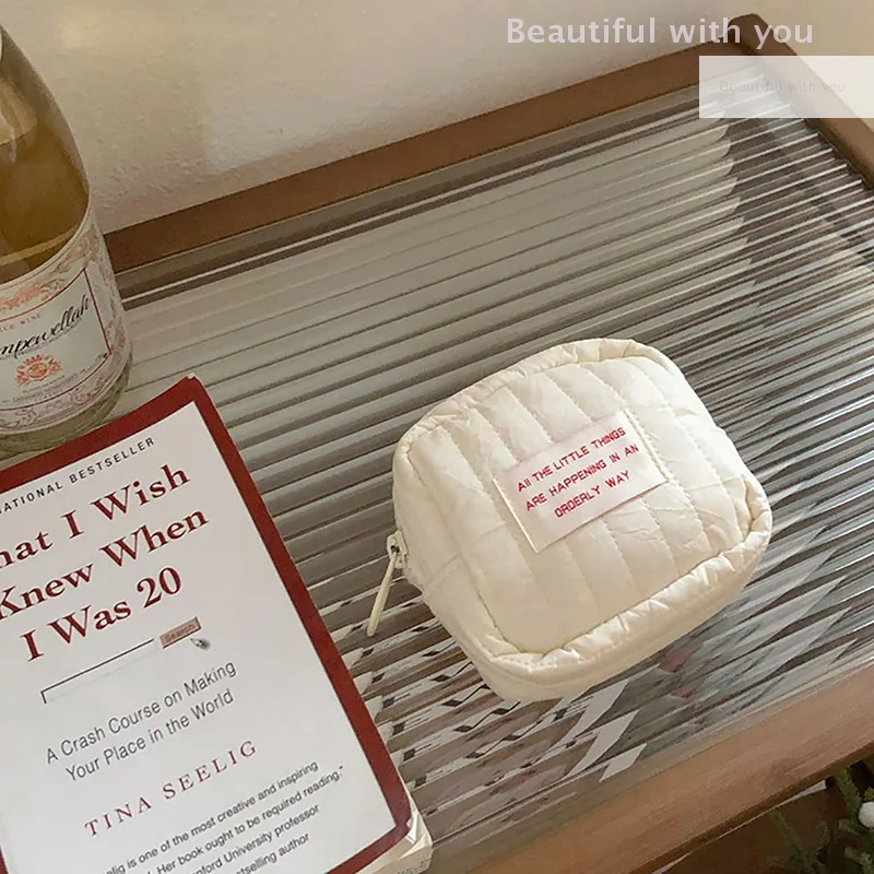 Petit écouteur rouges à lèvres rangement organisateur pochette Mini fermeture éclair femmes maquillage cosmétique sac porte-monnaie portefeuille enseignant cadeaux