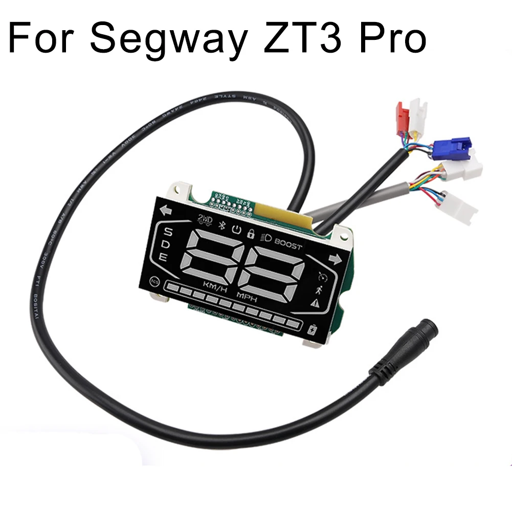 

Electric Scooter Dashboard Replacement for Segway For ZT3 Pro with LED Indicator Screen for Speed and Battery Level Monitoring