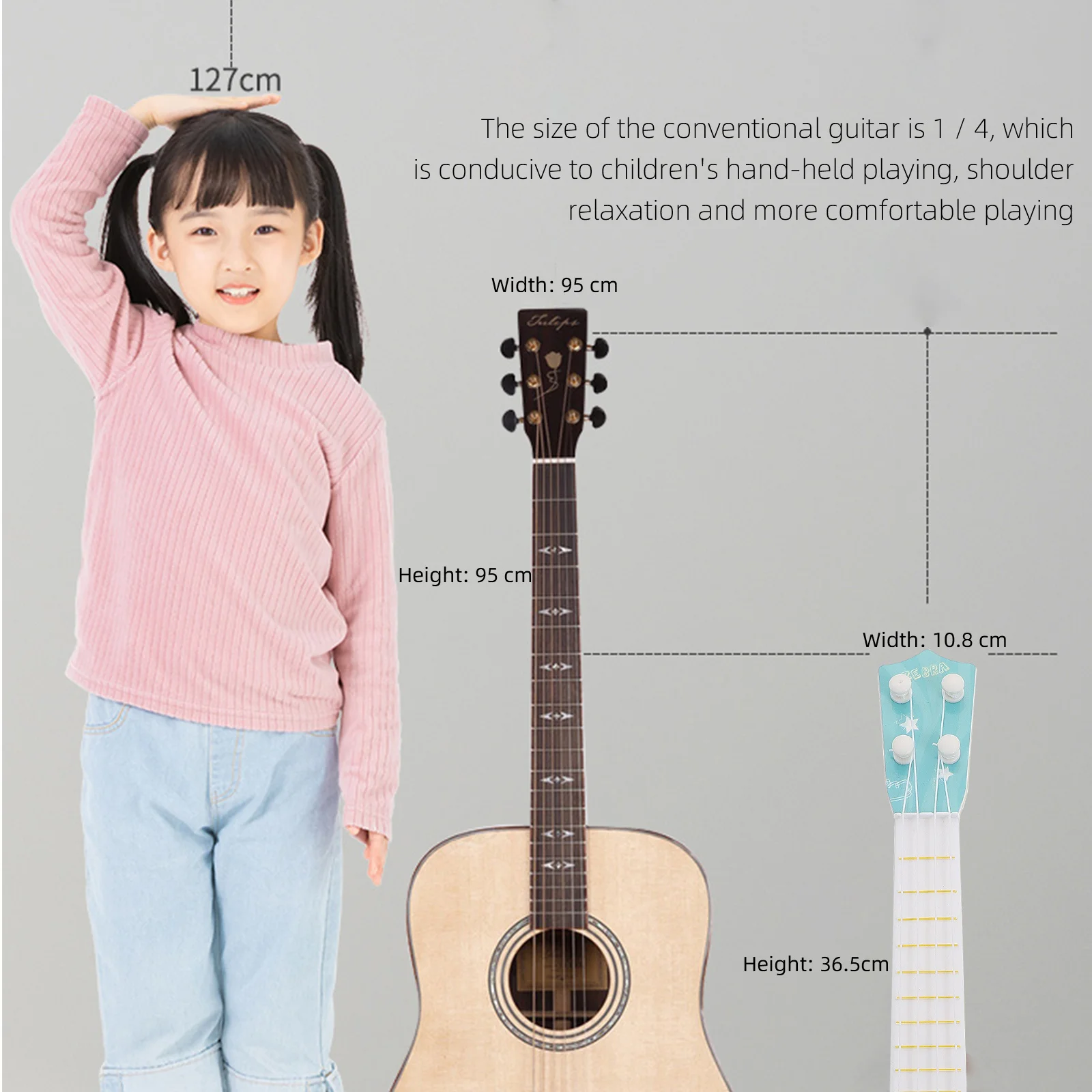 Plástico crianças ukulele material seguro iniciante instrumento musical guitarra crianças educação musical brinquedo cordas instrumento brinquedo