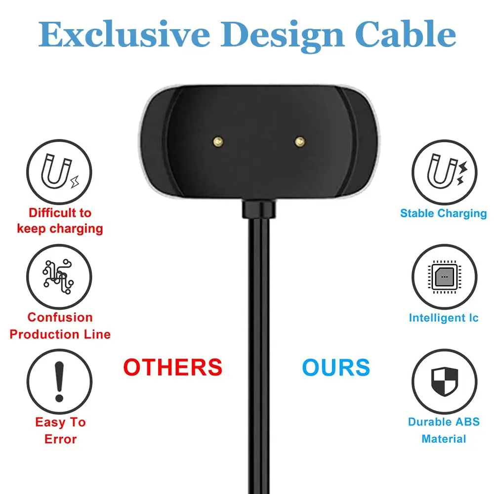 Huami Amazfit GTR 미니 USB 도크 어댑터 액세서리, Amazfit GTR 2 GTR 2e 시계 마그네틱 충전 케이블, 1m 충전기