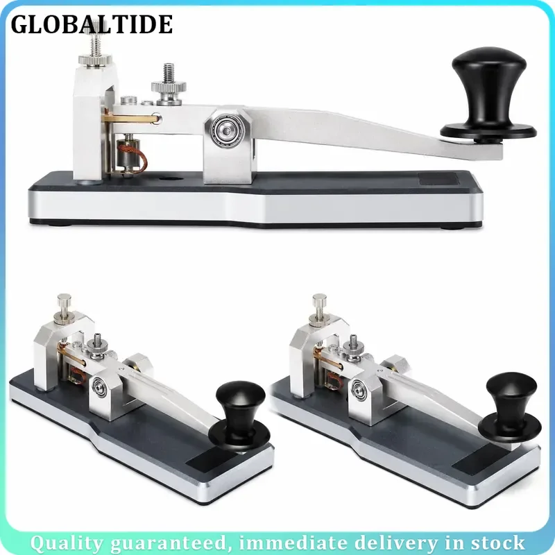 VK-5 CW Electric Key Manual Morse Code Hand Key for Short Wave Radio Station Amateur Ham Radio Telegraphy Practice Tool