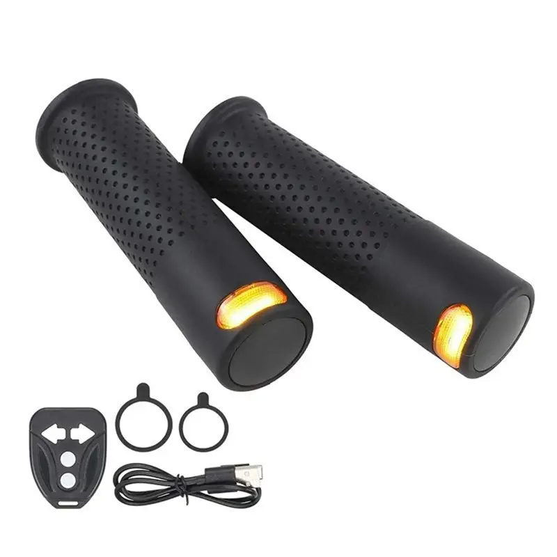 abve-for-ninebot-e-scooter-handlebar-accessories-with-turn-signal-light-hand-bar-grips-handle-with-slot-grip-black