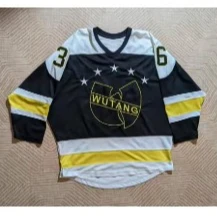 2026 Wu-Tang Clan Hip Hop Band Hockey Jersey Men and Women Sports Long Sleeve T-shirt Breathable Quick-drying Top plus size