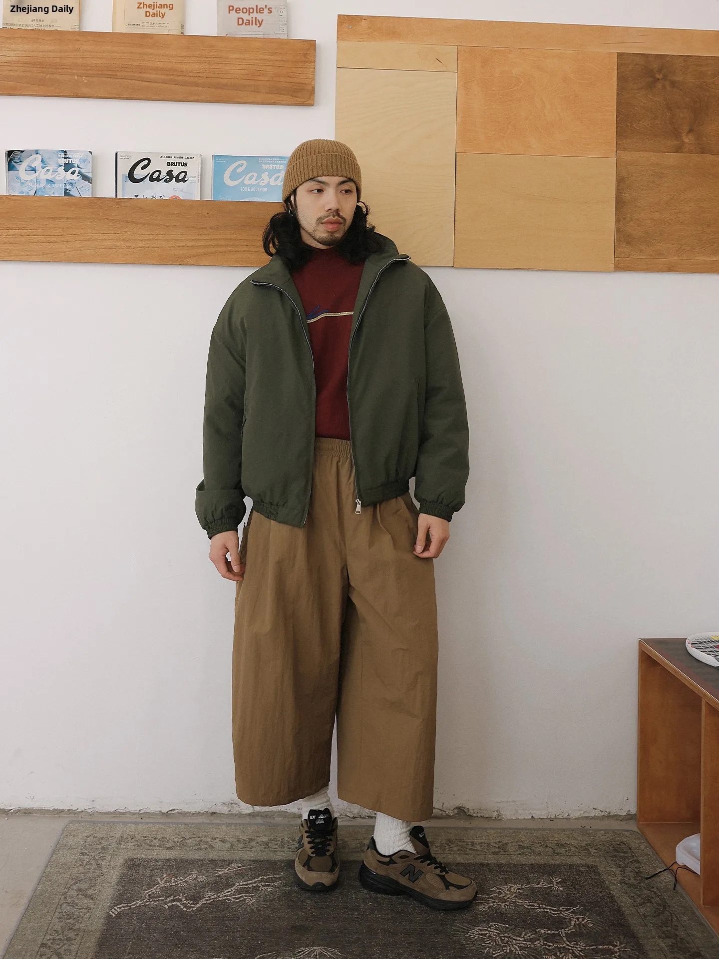 

Зимняя хлопковая куртка Noears для мужчин в стиле ретро, с воротником-стойкой, текстурированным наполнителем, ветрозащитная, теплая верхняя одежда