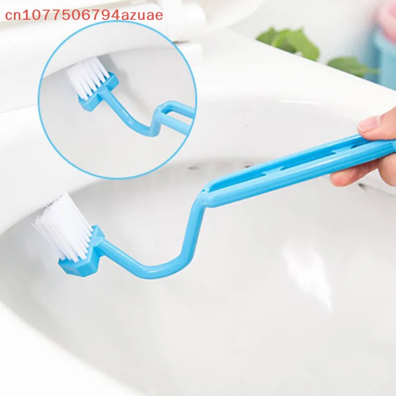 Bathroom Brush Angle Handle Curved Brush Toilet Brush Portable Curved Bathroom Cleaning Brush Cleaning AccessoriesUniversal Box