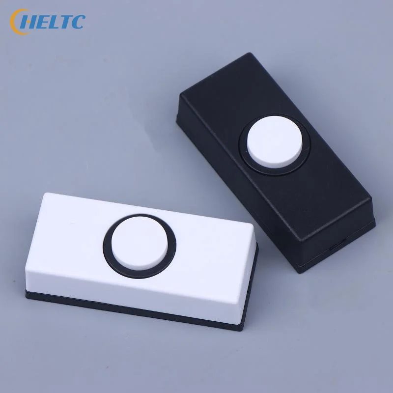 أبيض/أسود أجراس الباب الأسلاك أزرار الضغط الحائط جرس الباب مفاتيح مضاءة جرس الباب زر لمعظم أجراس الأبواب الدقات