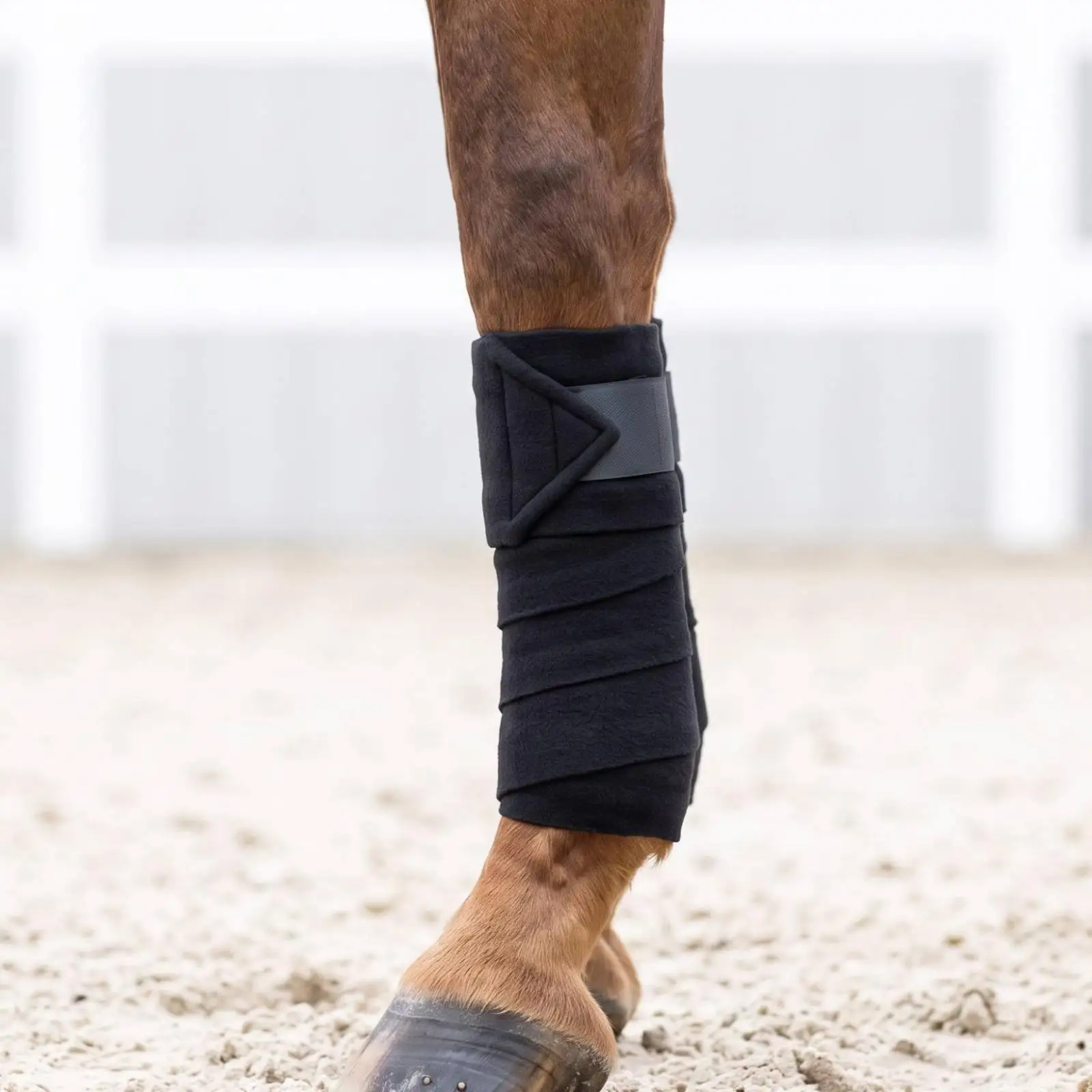 Protective Fleece Horse Leg Wraps for Riding with Breathable Comfort and Secure Fit for Daily Training or Stable Use