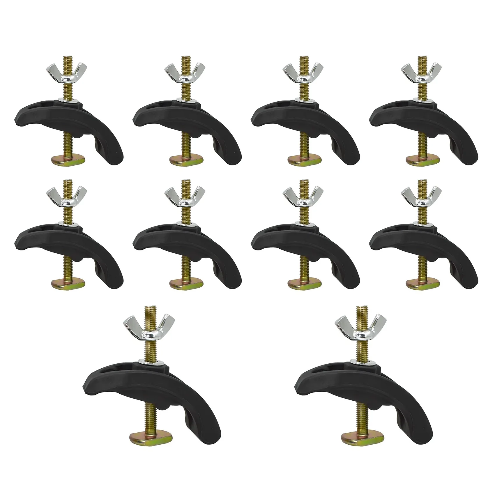 10pCs เครื่องแกะสลัก CNC กดแผ่นยึดสําหรับ T-Slot โต๊ะทํางาน