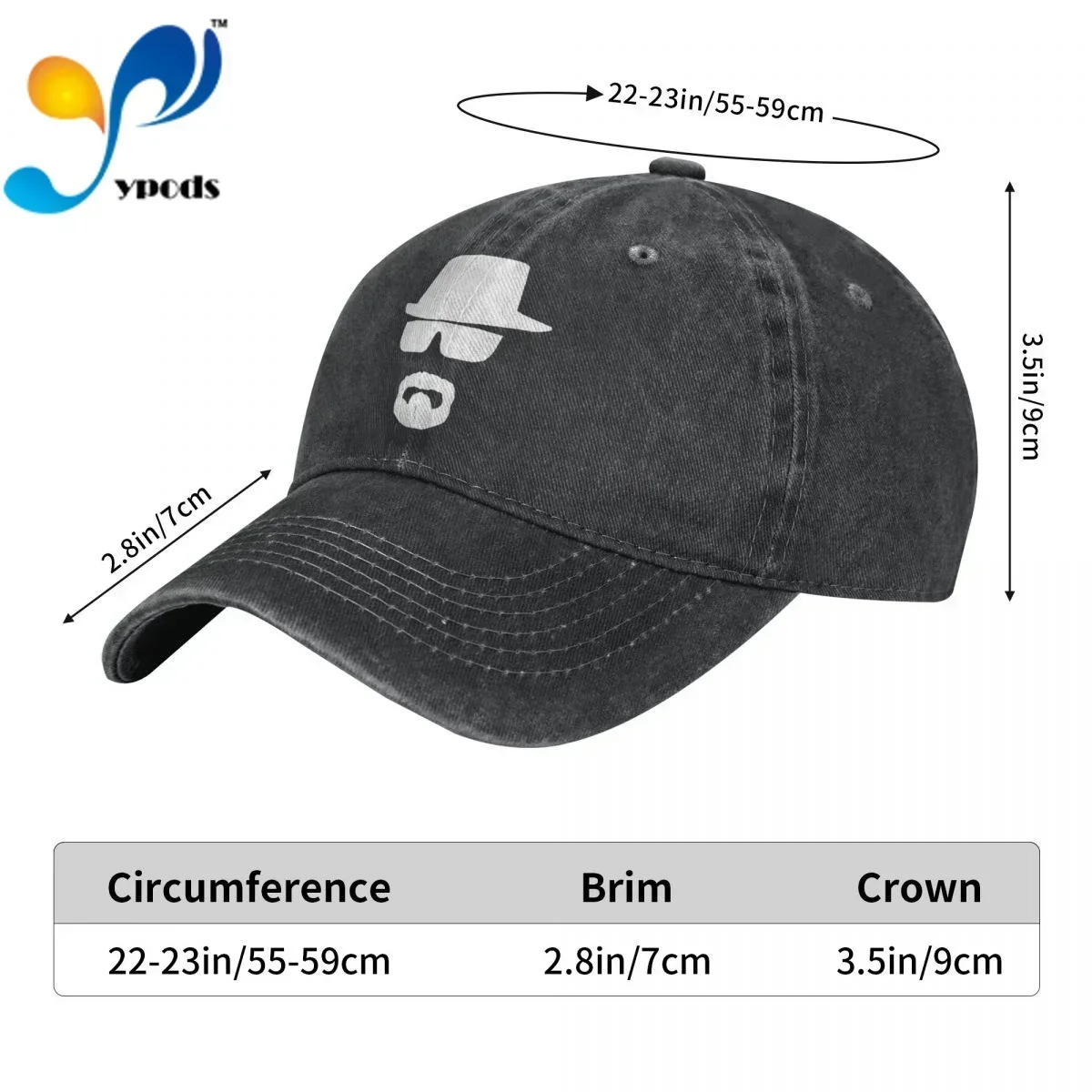 Heisenberg Denim Baseball cap Snapback Hats Autumn Summer Hat for Men Women Caps Casquette hats