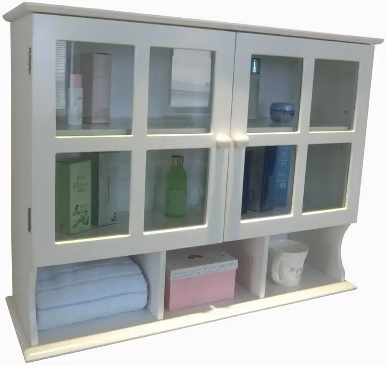 

W31.5 x D9.6 x H24-Inch Wall Cabinet,White