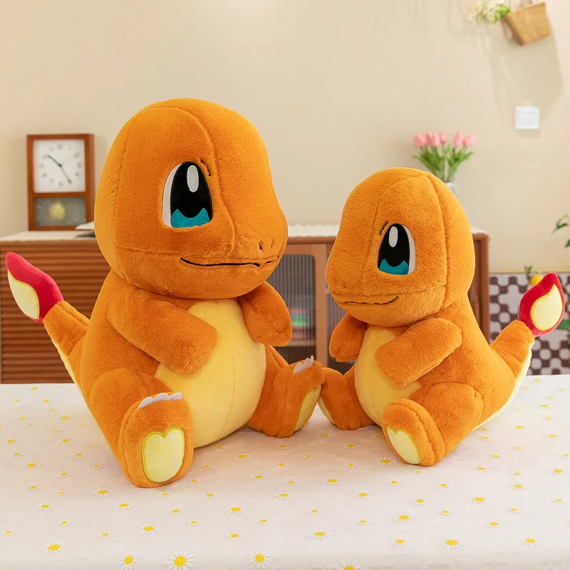 Charmander-muñeco de peluche de Pokémon para niño y niña, peluches grandes, relleno suave de alta calidad, regalos de navidad