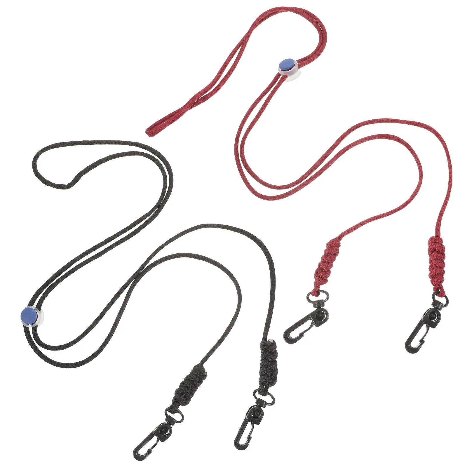 

2pcs Ski Glove Lanyard Lightweight Mitten Clip Strap For Winter Gloves Anti-Lost Holder Portable Neck Lanyard Camping Hiking