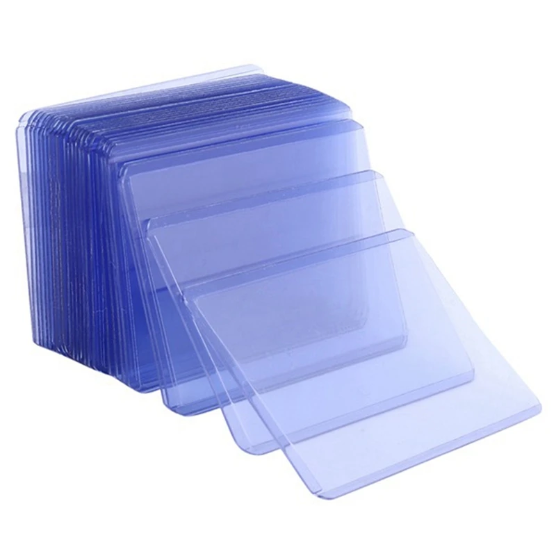 36Pcs 35PT 3 X 4 Inch Hard Card Sleeves PVC Clear Protective Sleeves Holder For Baseball/Sports/Trading/Game Card, Durable