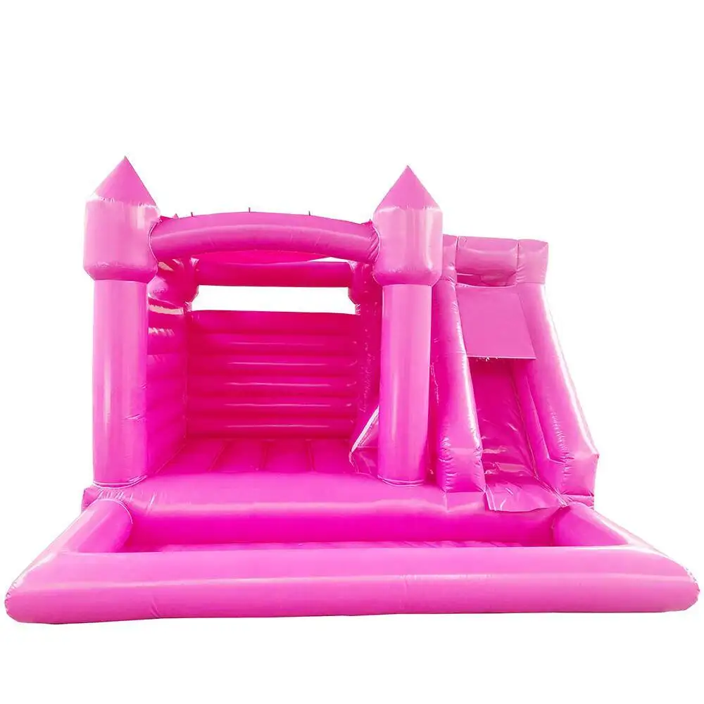 Fabrik Direkt verkauf hochwertige aufblasbare Türsteher burg mit Rutsche und Ballpool