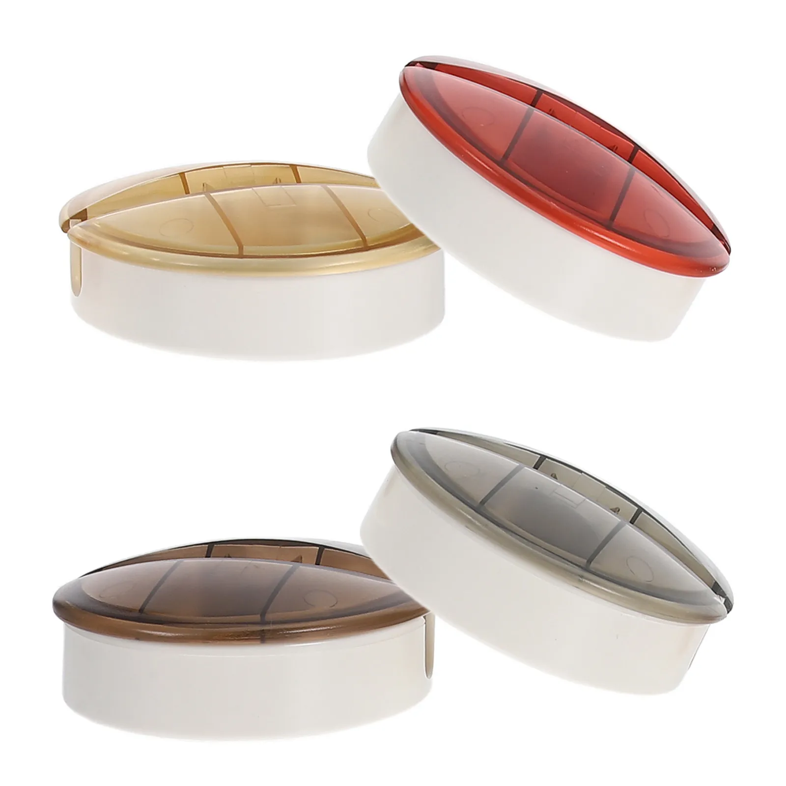 

Набор из 4 компактных органайзеров для кабелей: регулируемый бокс для хранения и упорядочивания проводов