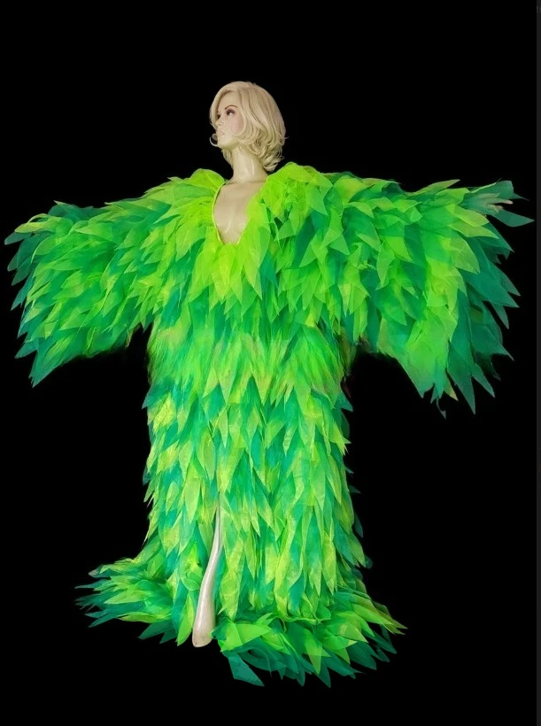 

Физические фотографии, пышный плащ из органзы с длинными рукавами, модная накидка для сцены, вечеринки, куртка королевы, свадебная накидка, индивидуальный цвет