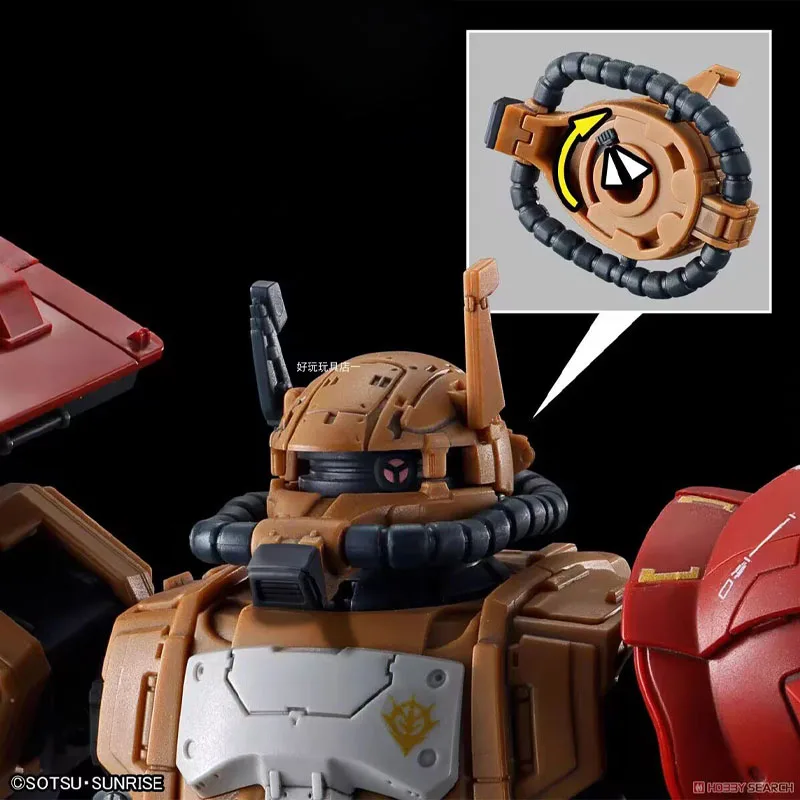 Bandai 66701 HGUC255 Gundam Universe EX254 Zaku 2F Typ Requiem of Revenge Comic Charakter bewegliches Puppen-Montagemodell