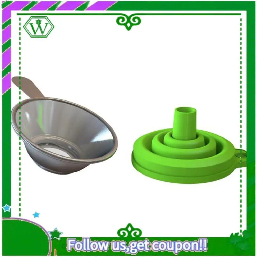 

Reliable-2PCS Metal UV Resin Filter Cup Funnel + 2PCS Silicone Funnel Disposable For ANYCUBIC Photon For DLP SLA 3D Printer Part