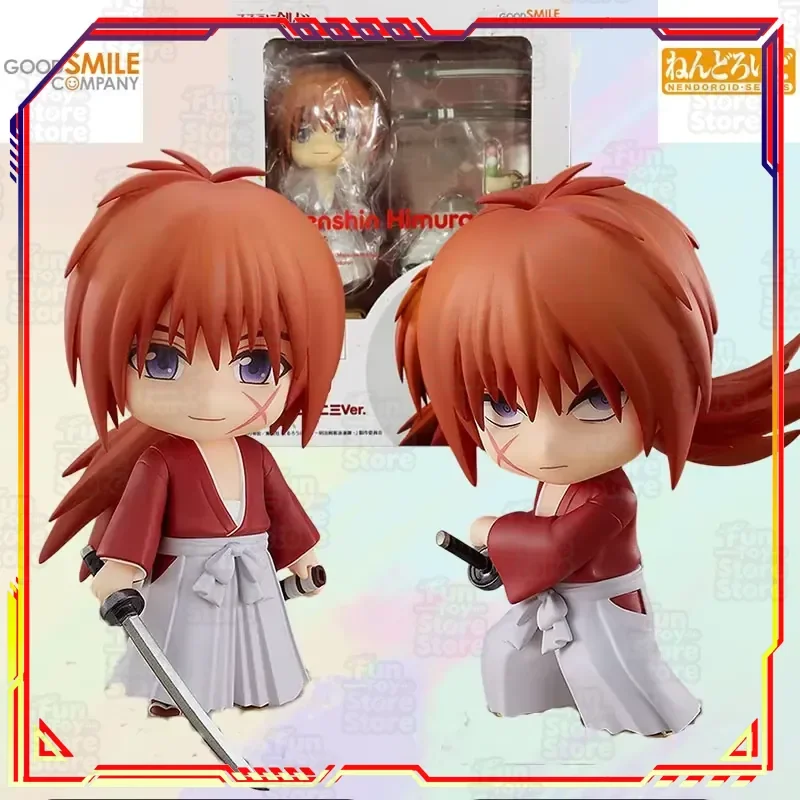 

GOOD SMILE COMPANY Nendoroid Kenshin Himura Anime Action Figure Model Kit Collectible Toy Gift for Fans Boys Girls