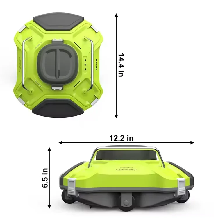 Mais recente aspirador de pó robótico para limpeza automática de piscinas sem fio