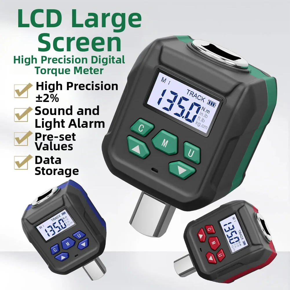 High Precision 12 Inch Digital Torque Wrench Adapter Digital Torque Adapter Manual Repair Tool Accessories Suitable