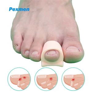 Pexmen-Hammertoe Corrector, جبائر إصبع القدم, إعادة تنظيم عازمة, مخلب مجعد, أصابع القدم المطرقية, مكواة فرد الشعر للرجال والنساء, 2 قطعة, 4 قطع أعلى 8 مطرقة أوتوماتيكية للمبيعات للأظافر - No5