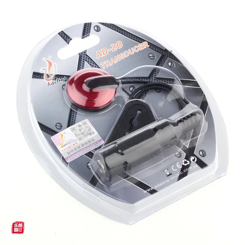 

AD-20 Mini Sound Pick-up Piezo Amplifier Transducer Stick Piezo Pickup for Acoustic Guitar Ukulele Violin Cello Banjo