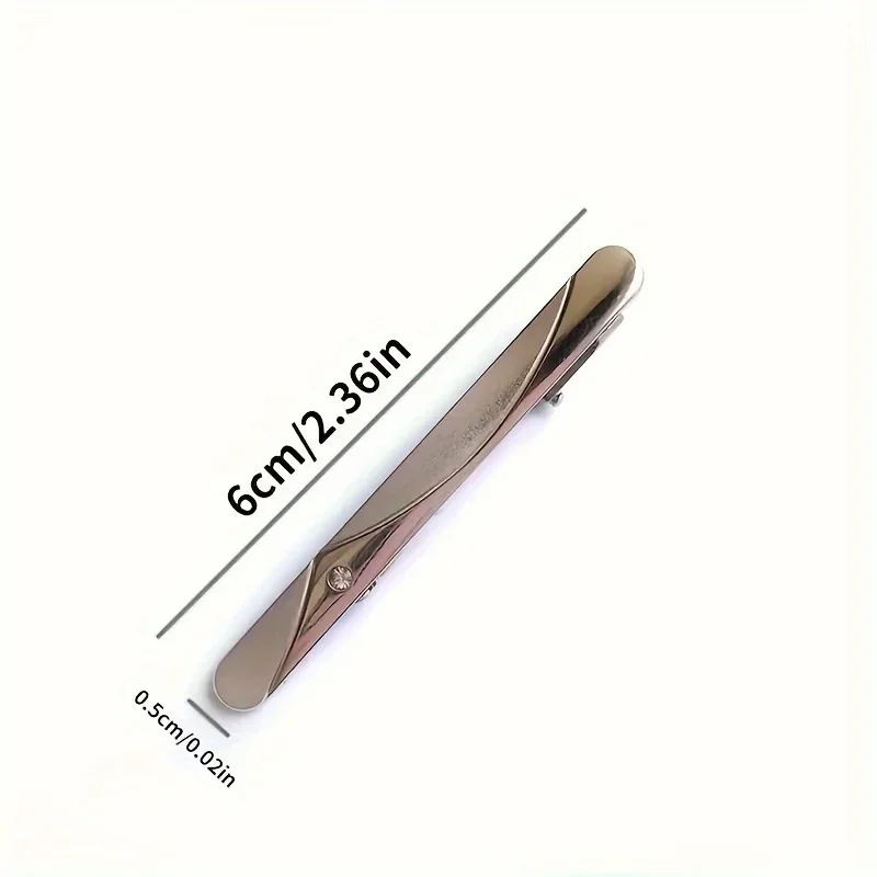 10pcs Men's Dress Tie Clips, Wedding Business Suit Fashion Necktie Clips, Gifts For Husband Boyfriend