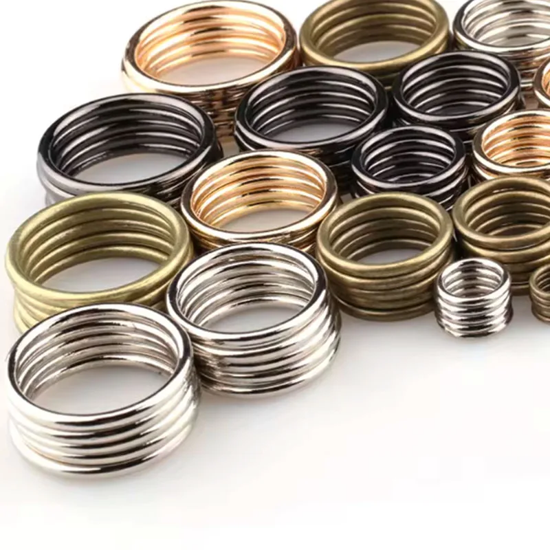 Shaped Buckle o Ring Connection Alloy Metal Silver For Shoes Bags bb Bone X dot aio 510 Adapter button Buckles DIY Accessory