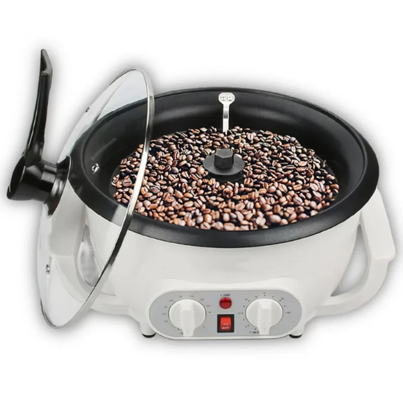 Home Coffee Bean Roaster Machine, Adjustable Temperature & 60 Min Timer, Electric Coffee Roaster for Raw Coffee Beans