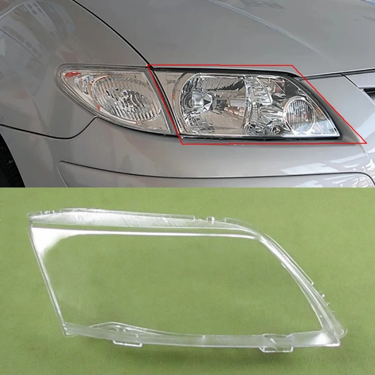 

For Mazda Premacy Front Headlamps Cover Transparent Lampcover Shell Lens Plexiglass Replace Original Lampshade 2003 - 2008