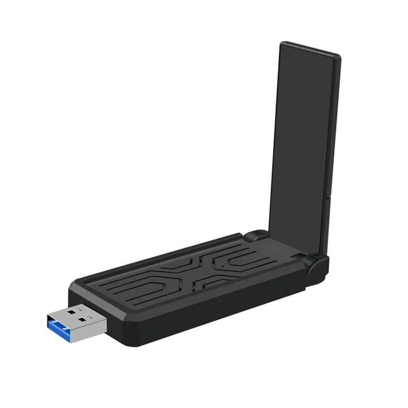 

Wireless Network Card Wifi 6 USB Dual Band 1800Mbps 2.4GHZ With Antenna USB3.0 Adapter For Laptop Desktop Computer
