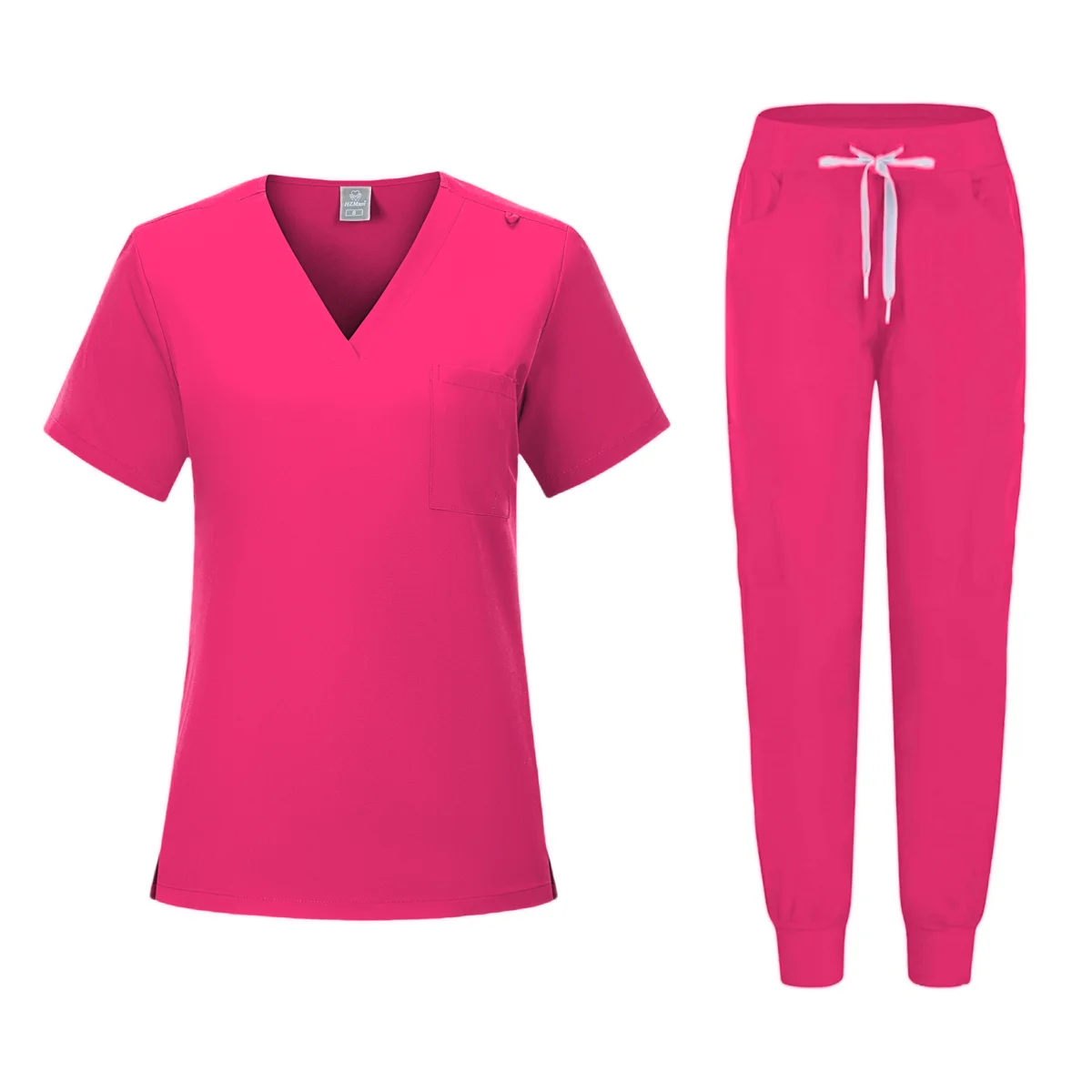 Uniforme médico para mujer, accesorios de enfermera de bolsillo, exfoliante directo de fábrica, conjunto de aseo para mascotas, superventas