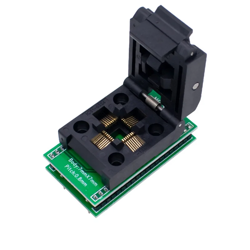 

Адаптер программатора Well Made-IC TQFP32 QFP32 к DIP32, тестовое гнездо для чипа, горящее сиденье, интегральные схемы