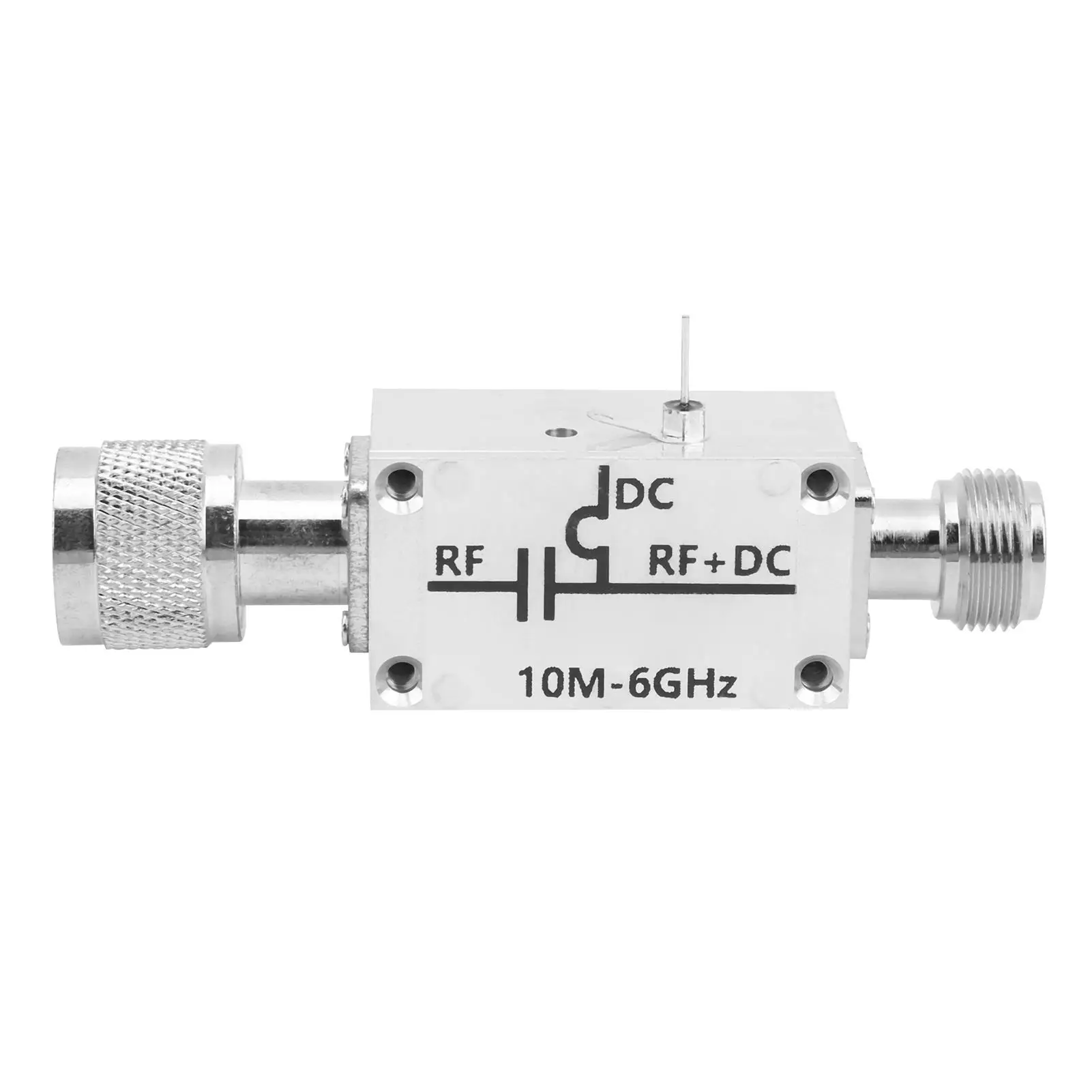 Aluminum Alloy RF Broadband Amplifier Module Bias Tee DC Blocker 10MHz-6GHz for ham Radio - High Quality Craftsmanship