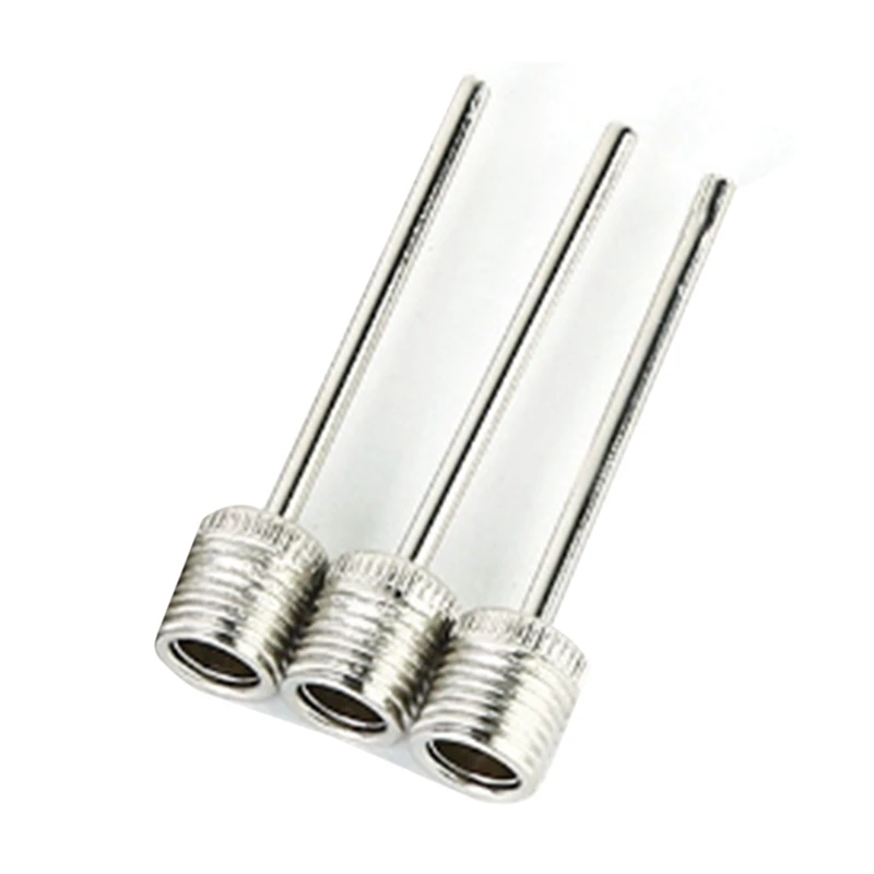 3PCS Ball Pump Inflation Needle Stainless Steel Air Pump Needle For Inflating Football Basketball Volleyball