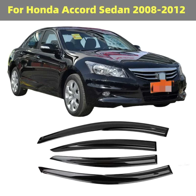 

Для Honda ACCORD 2008 2009 2010 2011 2012 седан, дверь автомобиля, окно, козырек от дождя, защита от солнца, дефлектор, навесы, навесы, плащ