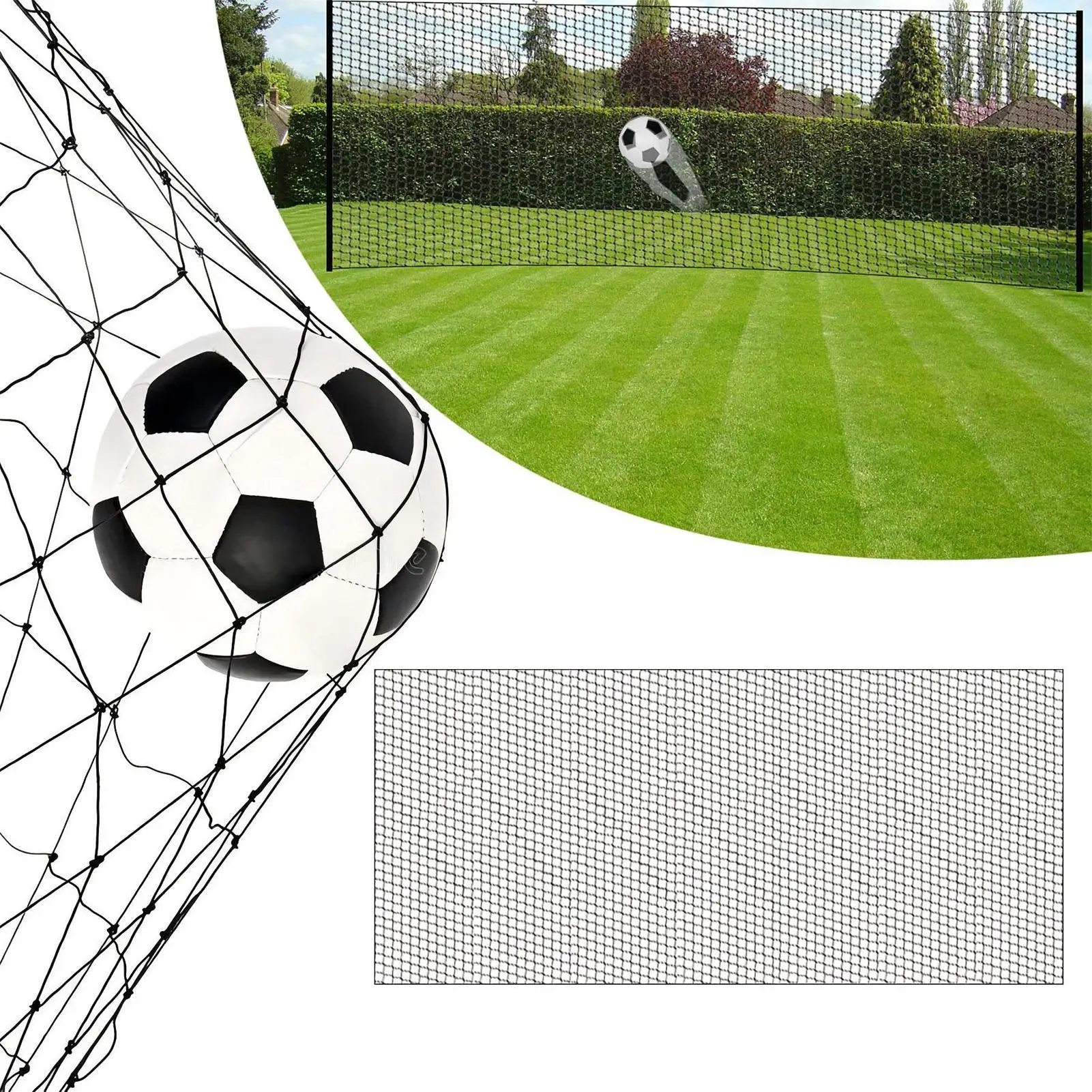 

Weatherproof Ball Stop Net Multifunctional Practice Barrier for Soccer Basketball, Garden Garage Backyard Training Net