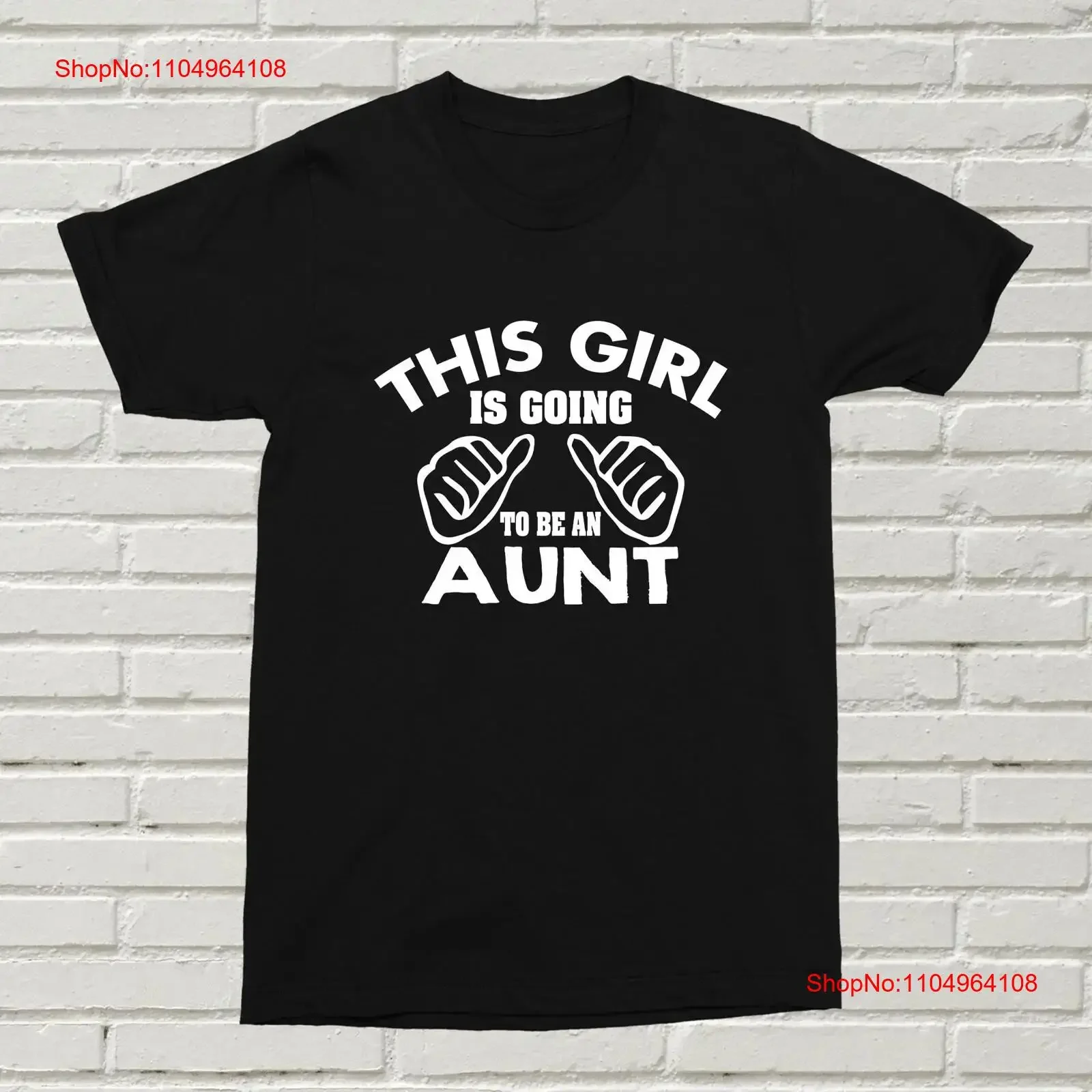 

This Girl Is Going To Be An Aunt T Shirt Reveal Present New Baby Child BDAY vintage Washed Stylish Stretched Soft Unisex