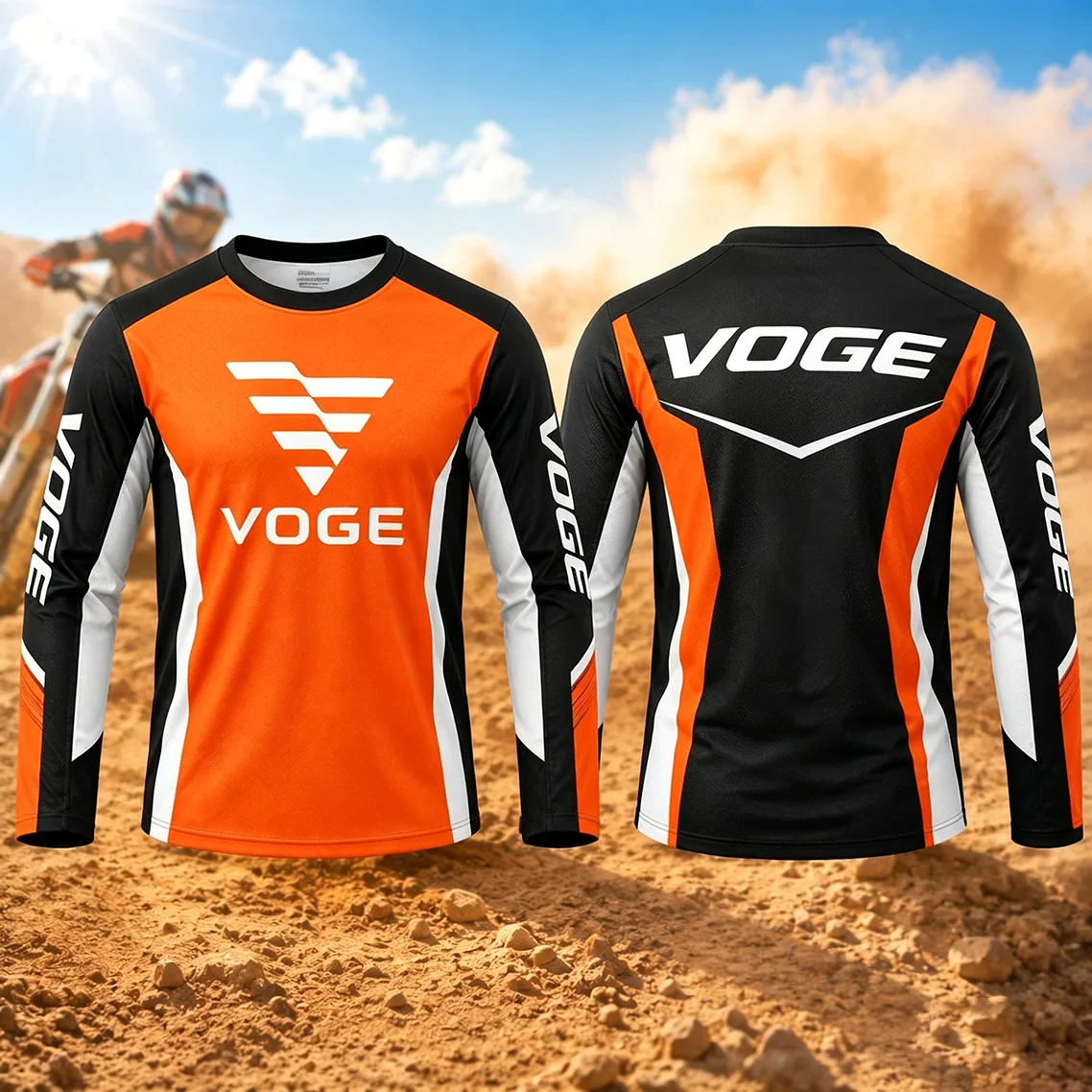 2026 Bestseller VOGE Motorradfahrer Langarm-Kinder-T-Shirt, Abenteuer-Touring-Ausrüstung, Atmungsaktive Schnelltrocknende Outdoor-Fahrbekleidung – Detail 3
